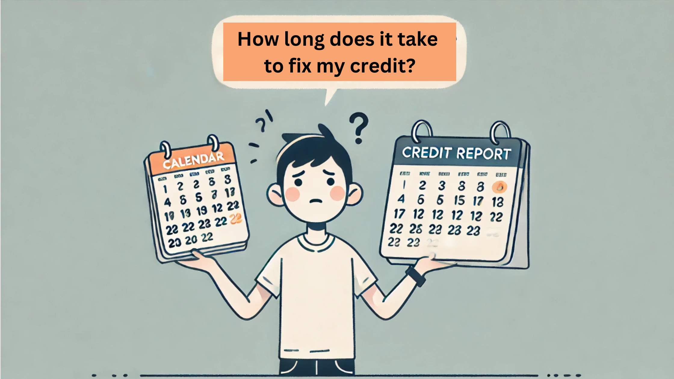 How long does it take to fix my credit?
