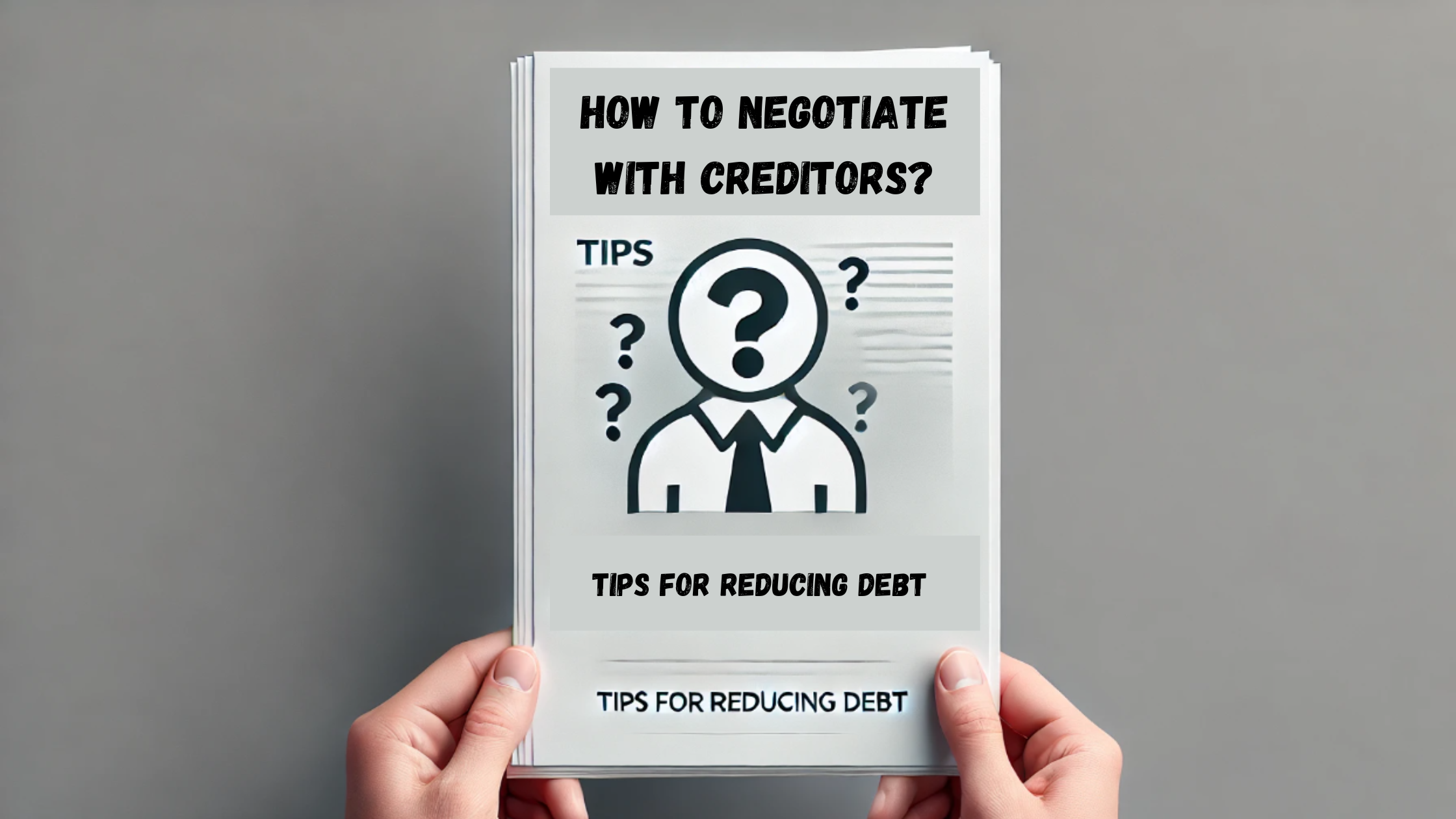 How to Negotiate with Creditors: Tips for Reducing Debt