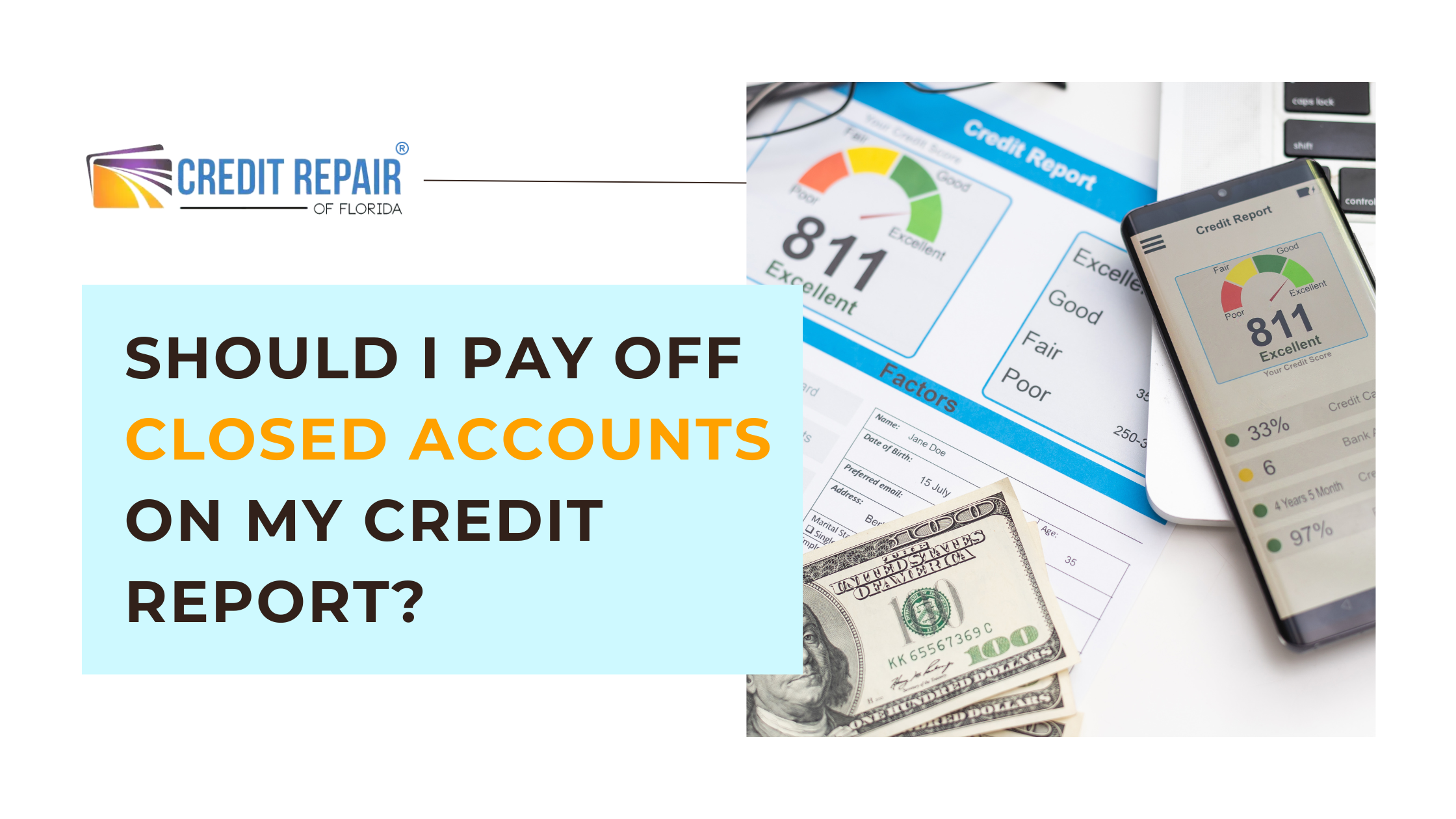 Should I Pay Off Closed Accounts on My Credit Report